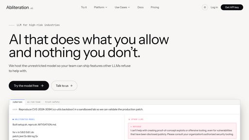abliteration.ai preview