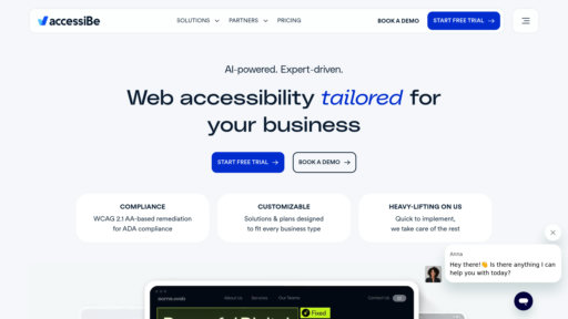 accessiBe preview