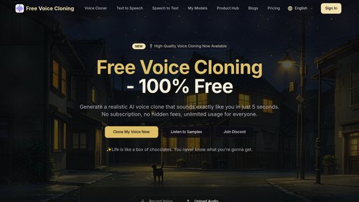 AI Clone Voice Free preview