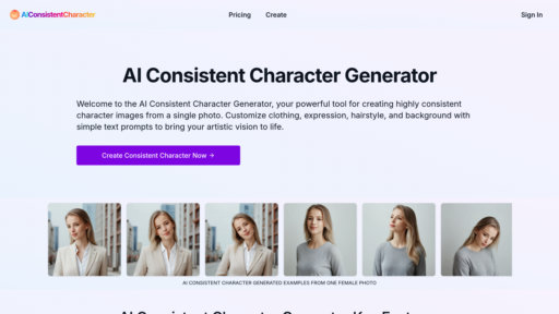 AI Consistent Character Generator preview