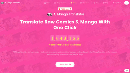 AI Manga Translator preview
