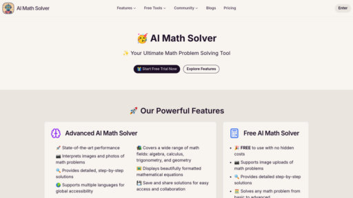 AI Math Solver preview