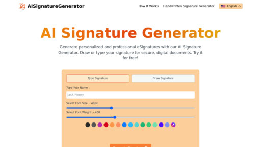 AI Signature Generator preview
