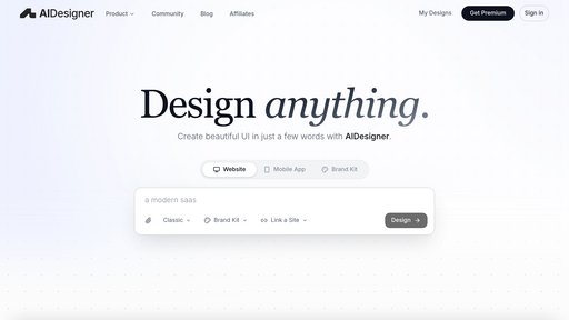 AIDesigner preview