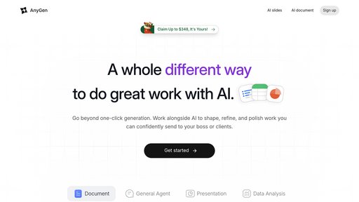 AnyGen preview