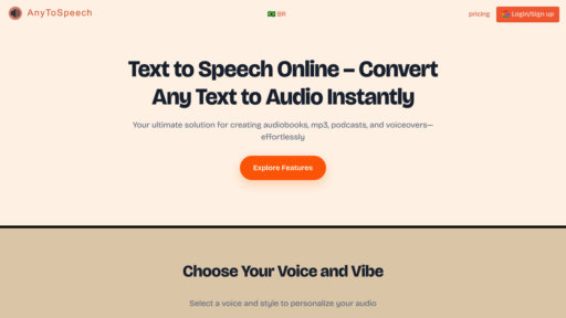 AnyToSpeech preview
