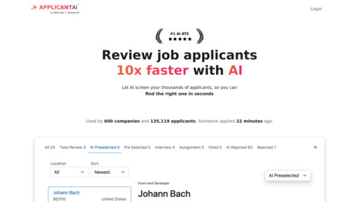Applicant AI preview