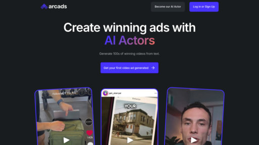 Arcads AI preview