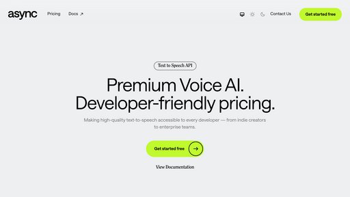 Async preview