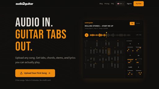 Audio2Guitar preview