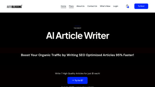 Autoblogging.ai preview
