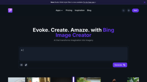 Bing Image Creator preview