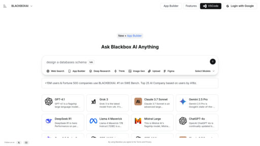 Blackbox AI preview