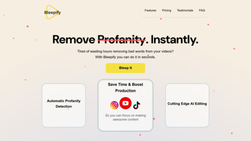Bleepify preview