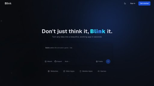 Blink.new preview