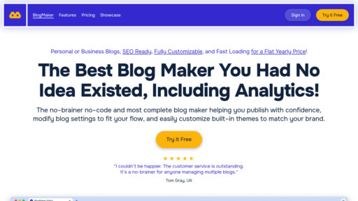BlogMaker preview
