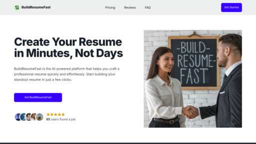 BuildResumeFast preview