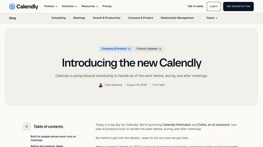 Calendly preview