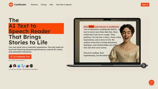 CastReader preview