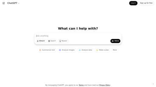 ChatGPT preview