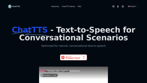 ChatTTS preview