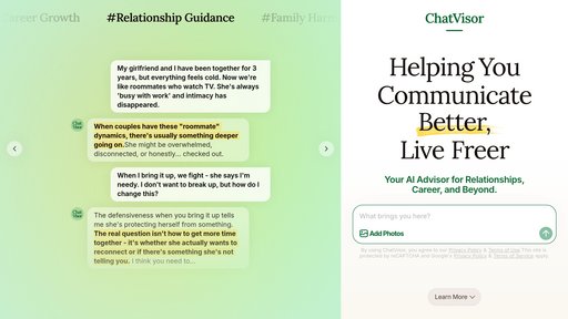 ChatVisor preview