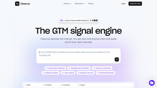 Clearcue preview