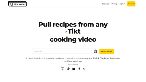Clip Recipe preview