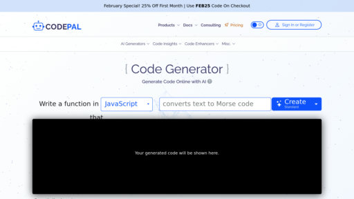 CodePal AI preview