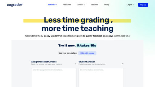 CoGrader preview