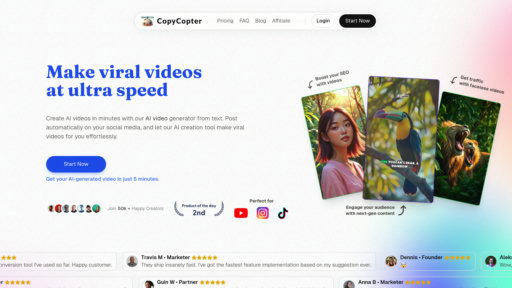 CopyCopter AI preview