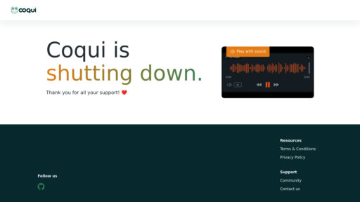 Coqui AI preview