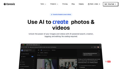 CoreViz Studio preview