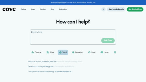 Cove.ai preview