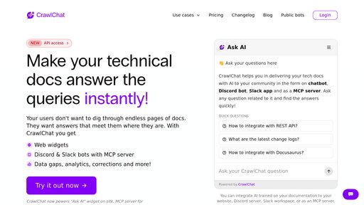 CrawlChat preview
