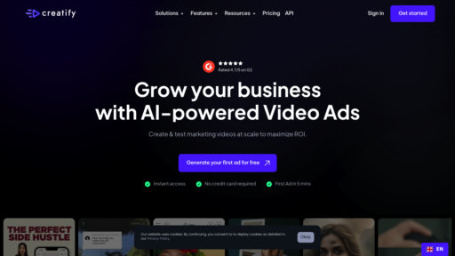 Creatify AI preview