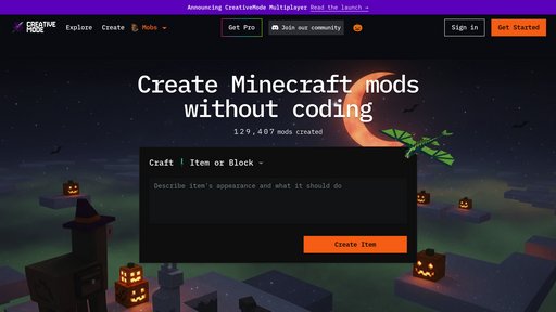 CreativeMode preview