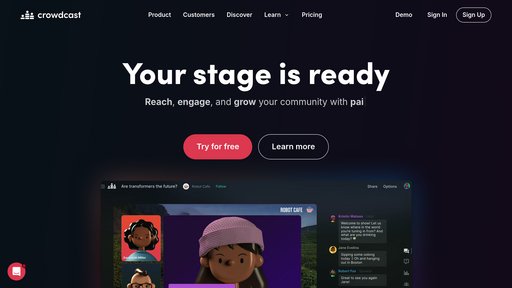 Crowdcast preview
