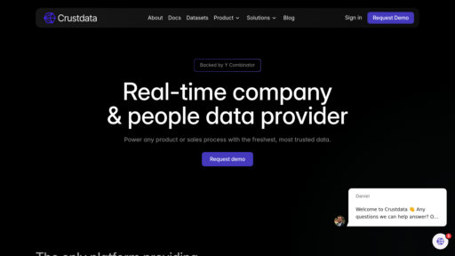 CrustData preview