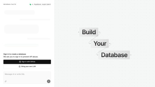 database.build preview