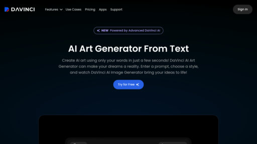 DaVinci AI preview