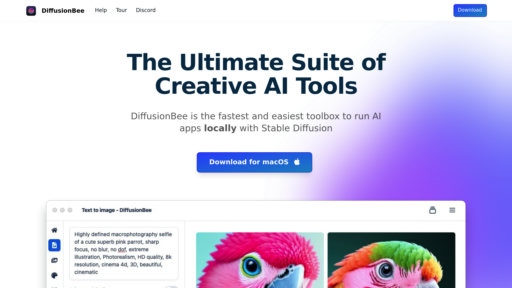 DiffusionBee preview