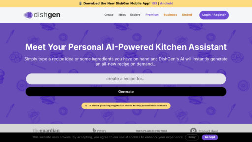 DishGen preview