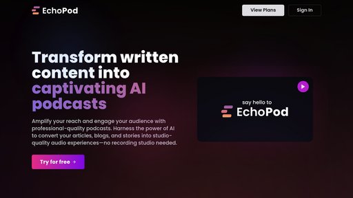 EchoPod preview