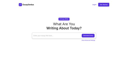 EssayGenius preview