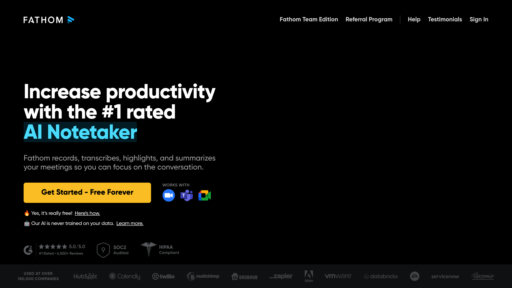 Fathom AI Notetaker preview