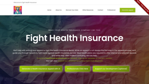Fight Health Insurance preview