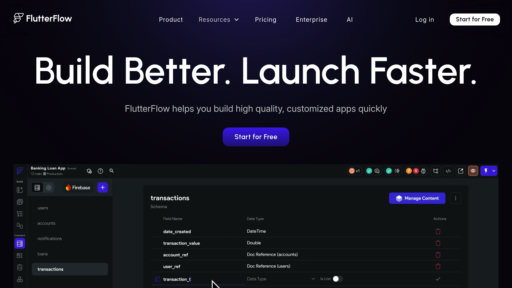FlutterFlow preview