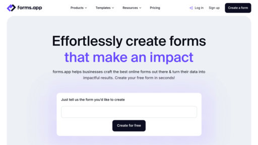 forms.app preview