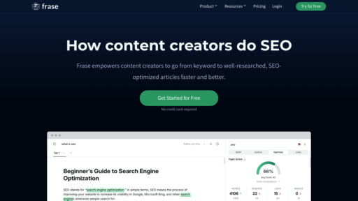 Frase.io preview